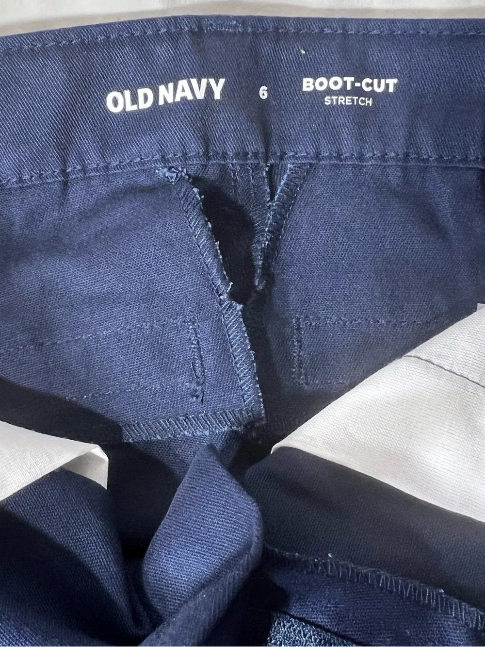 New School Uniform Old Navy Boot Cut Pants size 6 Boys